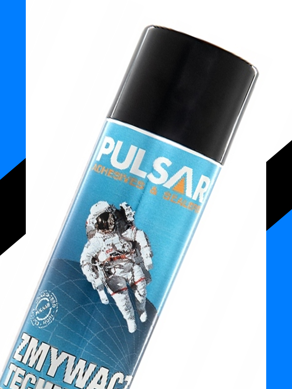 ZMYWACZ TECHNICZNY PULSAR USUWA KLEJE SMARY WOSKI OLEJE SPRAY 750 ml