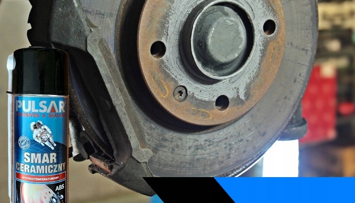 SMAR CERAMICZNY DO HAMULCÓW ŚRUB PULSAR SPRAY PRZECIWZAPIECZENIOWY 400 ml