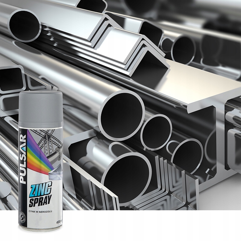 CYNK W SPRAYU PULSAR OCYNK PODKŁAD ANTYKOROZYJNY 400 ml x2