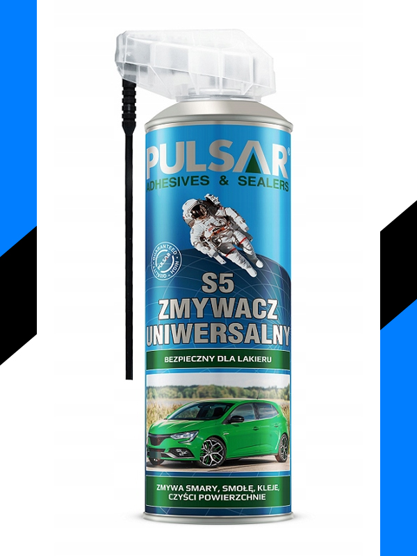 ZMYWACZ UNIWERSALNY PULSAR S5 BEZPIECZNY DLA LAKIERU SPRAY 380 ml