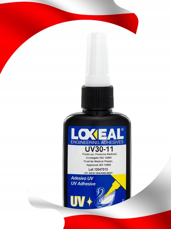 KLEJ UV DO TWORZYW PLEXI PVC LOXEAL 30-11 50 ml