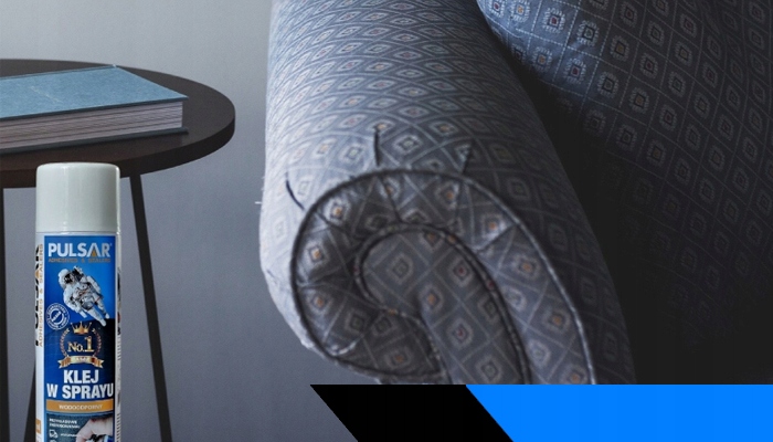 KLEJ TAPICERSKI W SPRAYU DO TAPICERKI MATERIAŁU TESKTYLIÓW PULSAR 600 ml