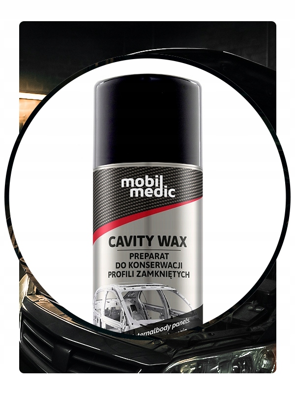 ŚRODEK DO KONSERWACJI PROFILI ZAMKNIĘTYCH MOBIL MEDIC NA BAZIE WOSKU 400 ml