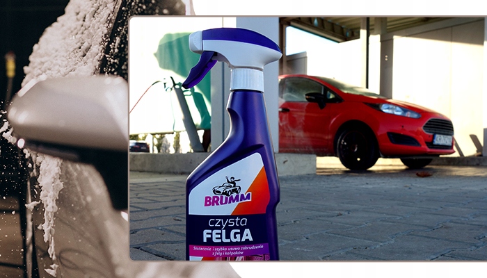 ŚRDEK DO CZYSZCZENIA FELG BRUMM USUWA PYŁ Z KLOCKÓW HAMULCOWYCH 450 ml