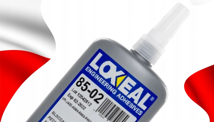 KLEJ DO OSADZANIA ŁOŻYSK TULEI WAŁÓW LOXEAL 85-02 250 ml MOCNY