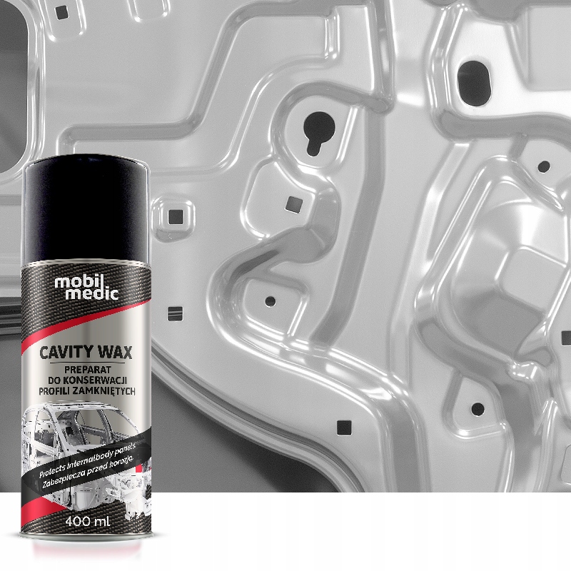 ŚRODEK DO KONSERWACJI PROFILI ZAMKNIĘTYCH MOBIL MEDIC NA BAZIE WOSKU 400 ml