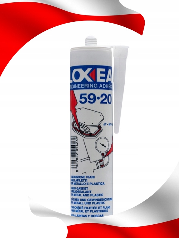 SILIKON USZCZELKA SILIKONOWA LOXEAL 59-20 BEZBARWNA NEUTRALNA 310 ml