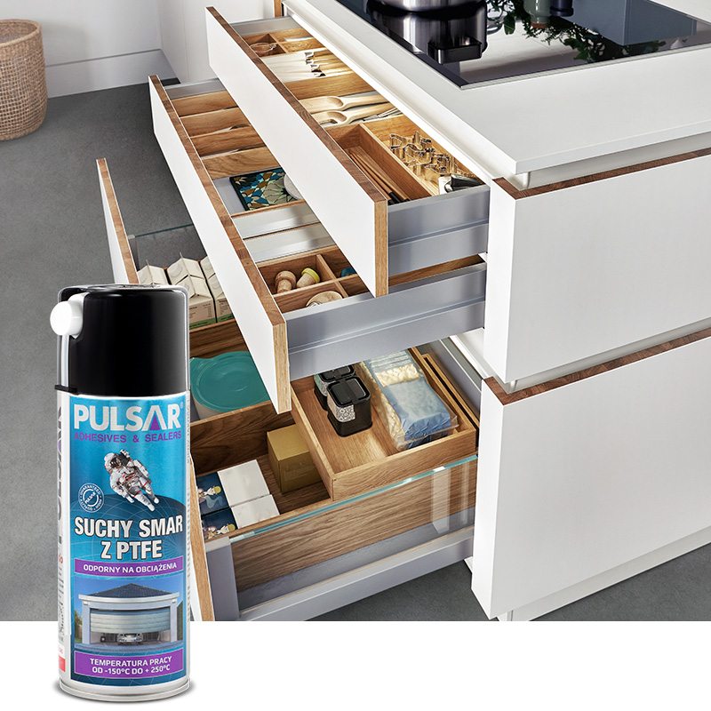 SUCHY SMAR TEFLONOWY PULSAR DO BRAM PTFE 400 ml x2