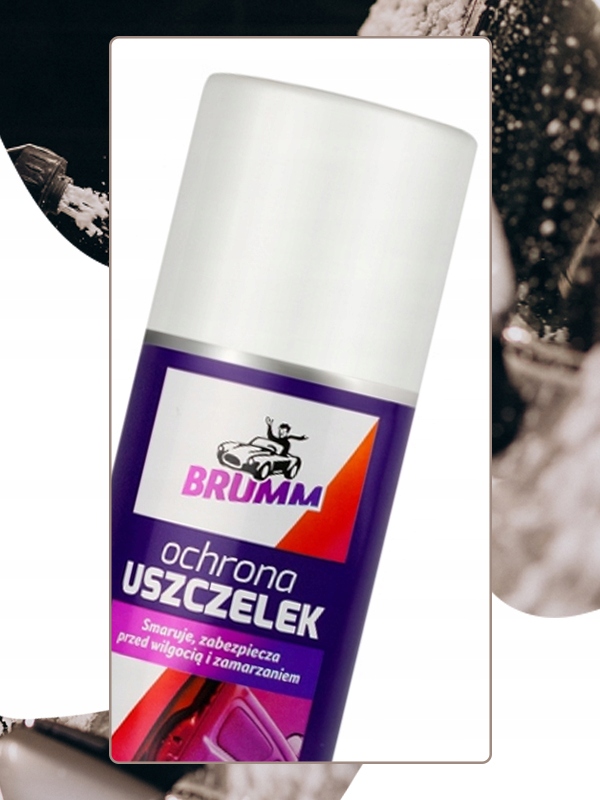SILIKON DO USZCZELEK SAMOCHODOWYCH BRUMM KONSERWACJI ŚRODEK SPRAY 150 ml