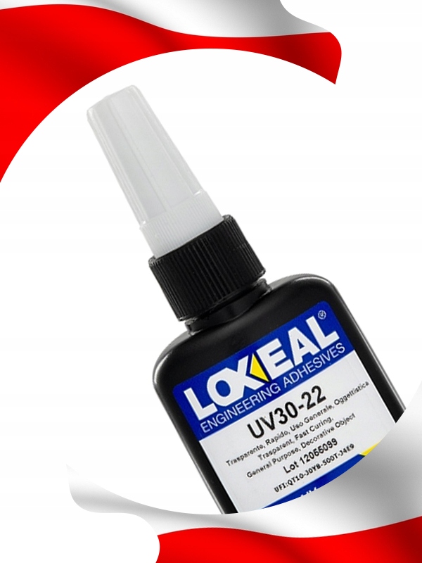 KLEJ UV DO SZKŁA I METALU BEZBARWNY LOXEAL 30-22 WYSOKA LEPKOŚĆ 50 ml