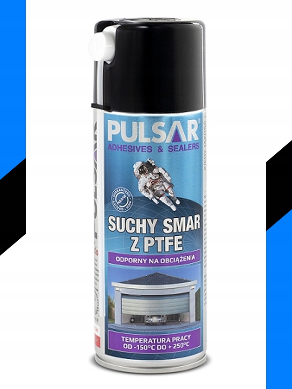 SUCHY SMAR W SPRAYU PTFE DO BRAM ŁAŃCUCHA PULSAR UNIWERSALNY 400 ml