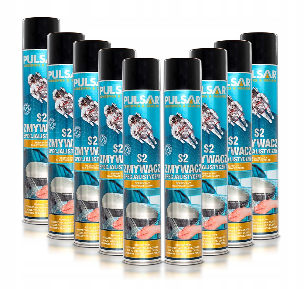 ZMYWACZ DO MARKERÓW SMARÓW WOSKÓW PULSAR S2 750 ml x9
