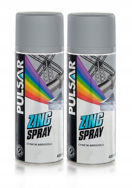CYNK W SPRAYU PULSAR OCYNK PODKŁAD ANTYKOROZYJNY 400 ml x2