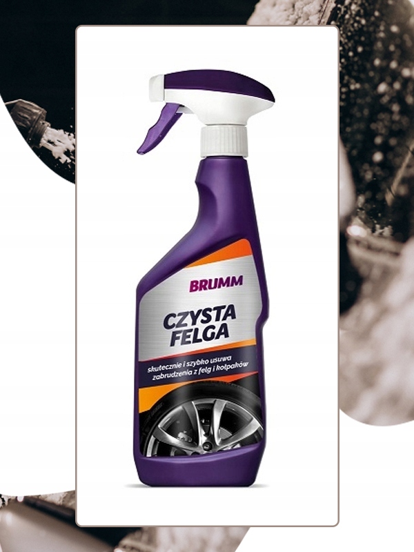 ŚRDEK DO CZYSZCZENIA FELG BRUMM USUWA PYŁ Z KLOCKÓW HAMULCOWYCH 450 ml
