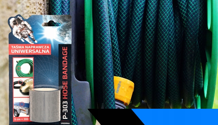 TAŚMA NAPRAWCZA SREBRNA ZBROJONA PULSAR P-303 UNIWERSALNA 3m