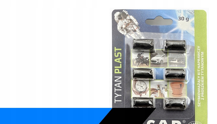 KLEJ EPOKSYDOWY DO METALU KIT NAPRAWCZY PULSAR TYTANPLAST 30 g (6 x 5g)