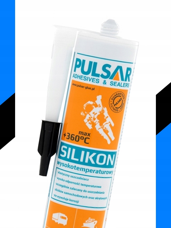 SILIKON CZERWONY WYSOKOTEMPERATUROWY PULSAR +360°C 300 ml