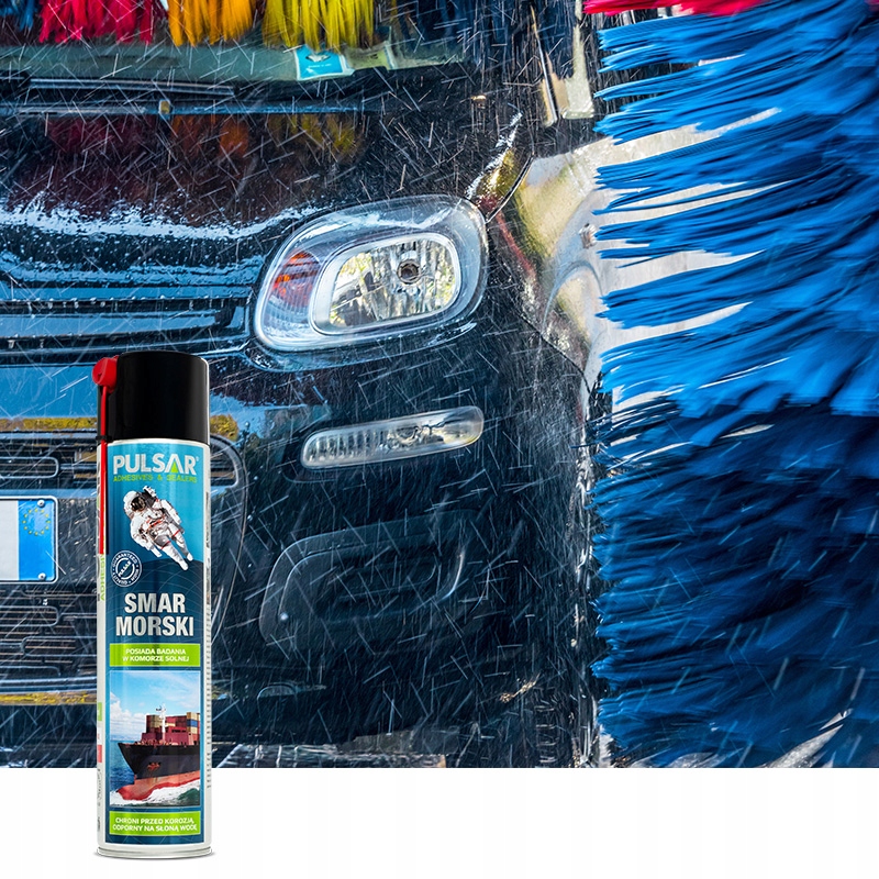 SMAR MORSKI PULSAR ODPORNY NA WODĘ SŁONĄ 600 ml x8