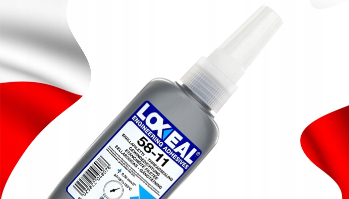 KLEJ DO POŁĄCZEŃ GWINTOWYCH USZCZELNIACZ LOXEAL 58-11 WYSOKA LEPKOŚĆ 50 ml