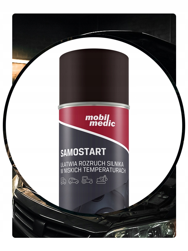 SAMOSTART STARTER MOBIL MEDIC PREPARAT DO URUCHOMIENIA SILNIKA SPRAY 400 ml