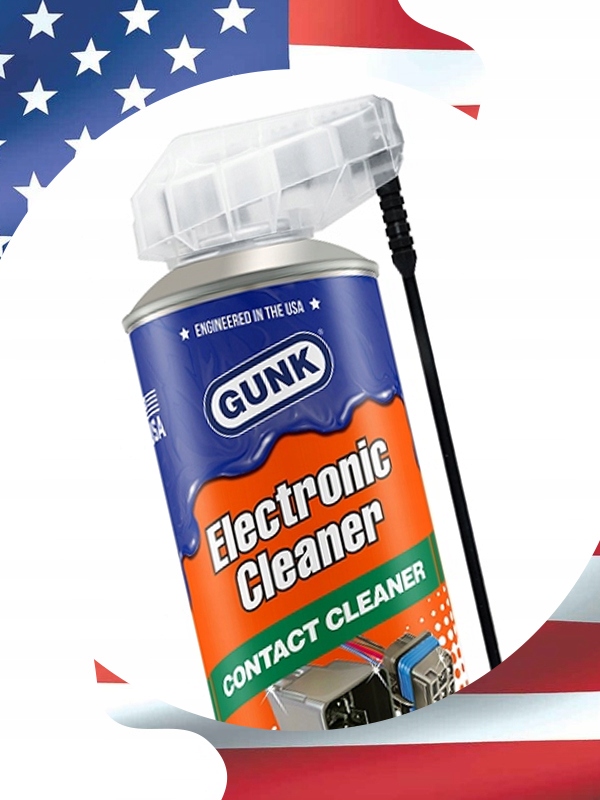 SPRAY DO CZYSZCZENIA STYKÓW ELEKTRYCZNYCH GUNK 400 ml