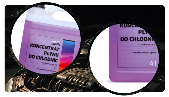 KONCENTRAT DO CHŁODNIC G13 4L - 35°C MOBIL MEDIC