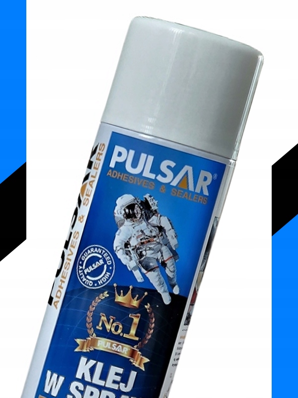 KLEJ TAPICERSKI W SPRAYU DO TAPICERKI MATERIAŁU TESKTYLIÓW PULSAR 600 ml