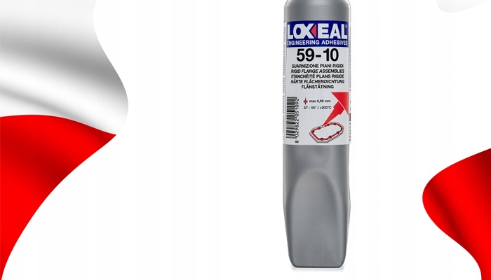 USZCZELNIACZ ZŁĄCZY KOŁNIERZOWYCH LOXEAL 59-10 WYSOKA LEPKOŚĆ +200°C 250 ml