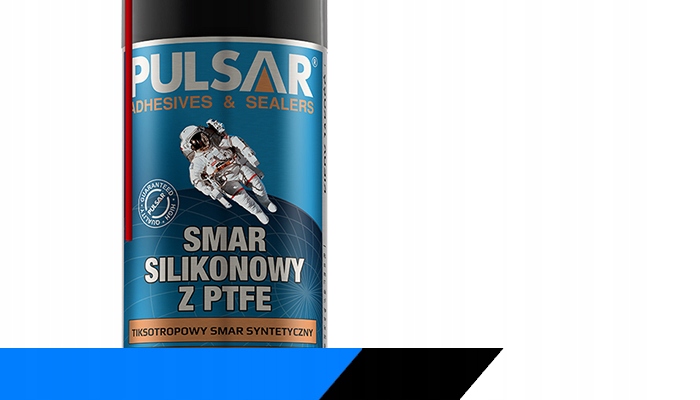SMAR SILIKONOWY W SPRAYU Z PTFE TEFLONEM PULSAR DO USZCZELEK AGD 400 ml
