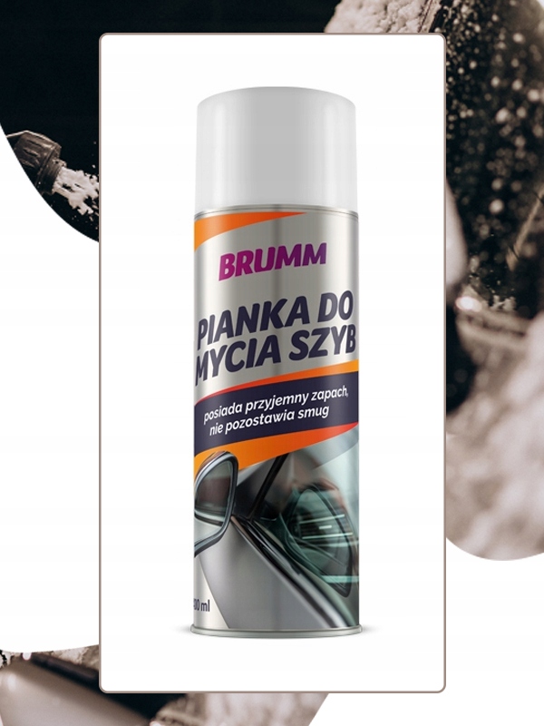 PIANKA DO MYCIA SZYB PRZYJEMNY ZAPACH NIE POZOSTAWIA SMUG BRUMM 400 ml