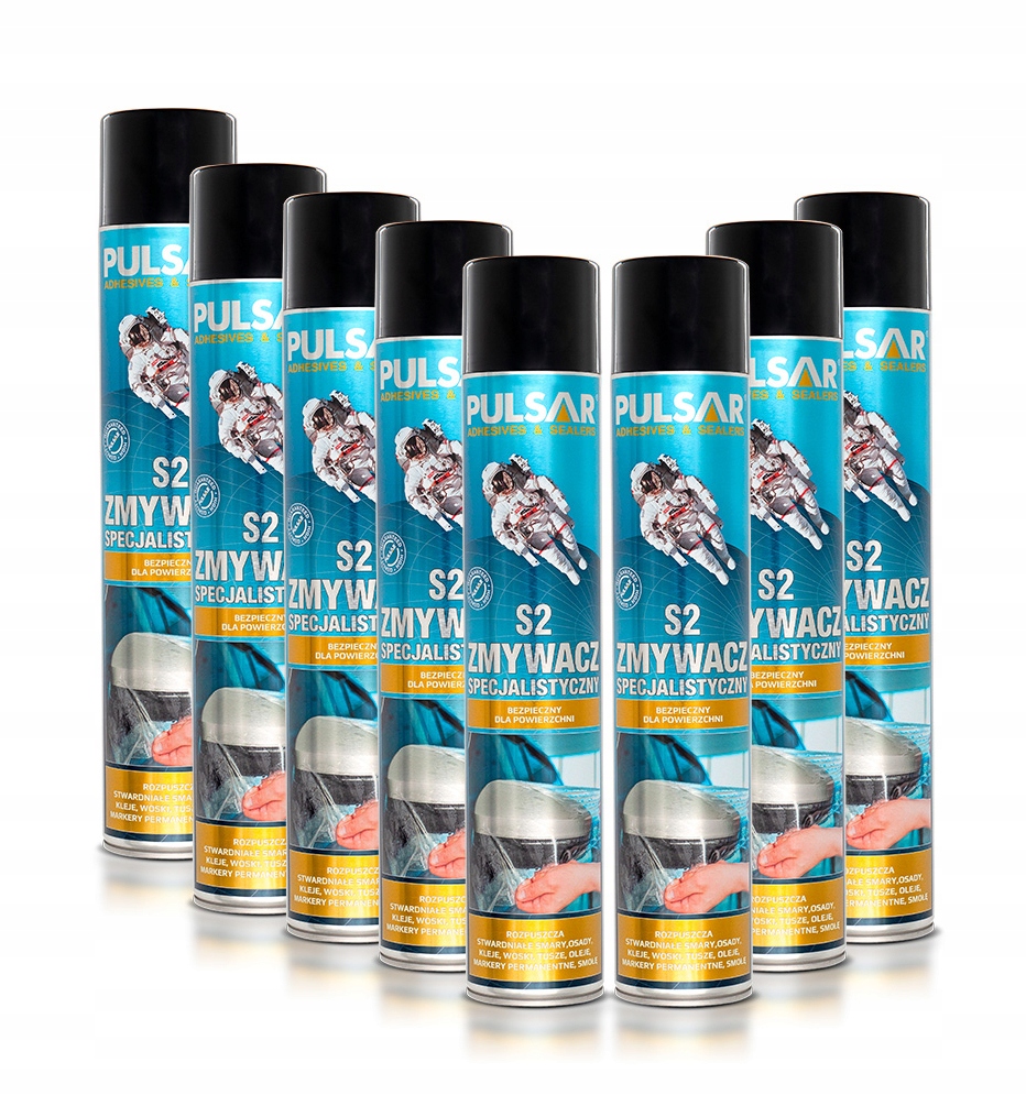 ZMYWACZ DO MARKERÓW SMARÓW WOSKÓW PULSAR S2 750 ml x8