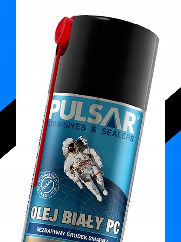 OLEJ BIAŁY PULSAR BEZBARWNY SPRAY ŚRODEK SMARNY 400 ml