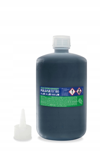 KLEJ CYJANOAKRYLOWY Z AKTYWATOREM CZARNY PULSAR 1000 g + 150 ml