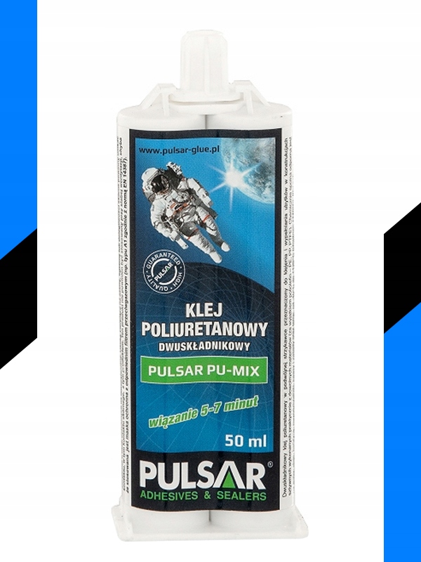 KLEJ POLIURETANOWY DWUSKŁADNIKOWY PULSAR BURSZTYNOWY 50 ml