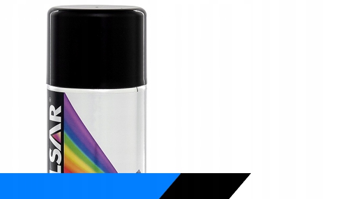 FARBA LAKIER CZARNY POŁYSK PULSAR SPRAY RAL 9005 400 ml