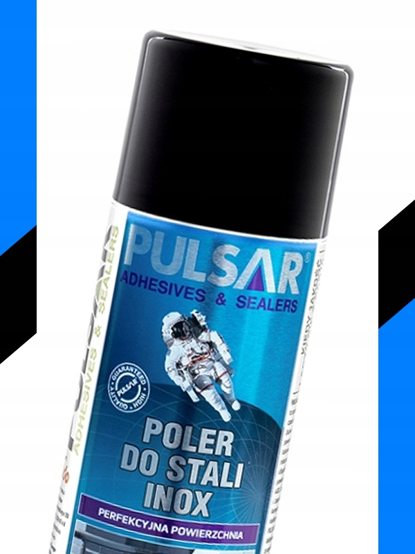 ŚRODEK DO CZYSZCZENIA STALI NIERDZEWNEJ PULSAR INOX NABŁYSZCZA 400 ml