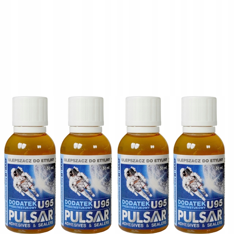 DODATEK DO BENZYNY ZASTĘPUJĄCY OŁÓW PULSAR U-95 PRZECIWSTUKOWY 50 ml 4 szt