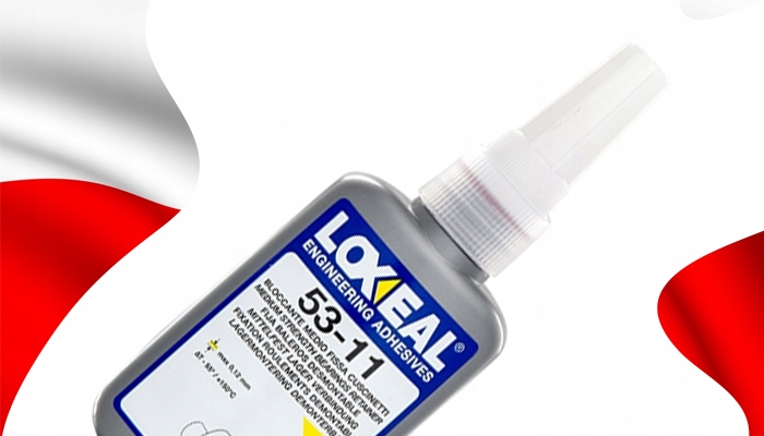 KLEJ DO ŁOŻYSK TULEJEK WAŁÓW LOXEAL 53-11 ŚREDNIO DEMONTOWALNY 50 ml
