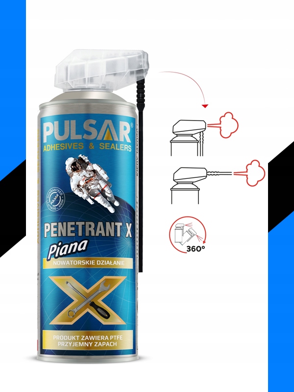 ODRDZEWIACZ WIELOFUNKCYJNY DO ŚRUB PULSAR PENETRANT X PIANA 400 ml