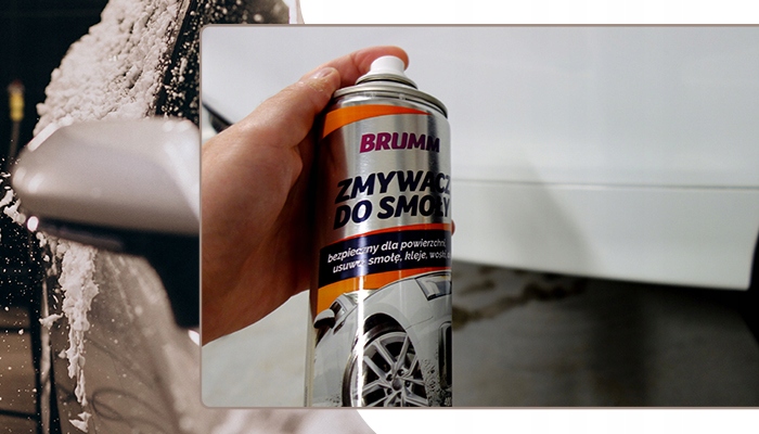 ZMYWACZ DO SMOŁY KLEJU WOSKU OLEJU BRUMM SPRAY 400 ml