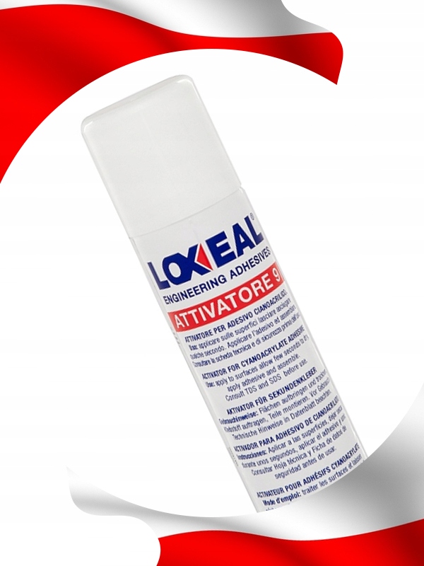 AKTYWATOR DO KLEJÓW CYJANOAKRYLOWYCH CA LOXEAL 9 SPRAY 200 ml