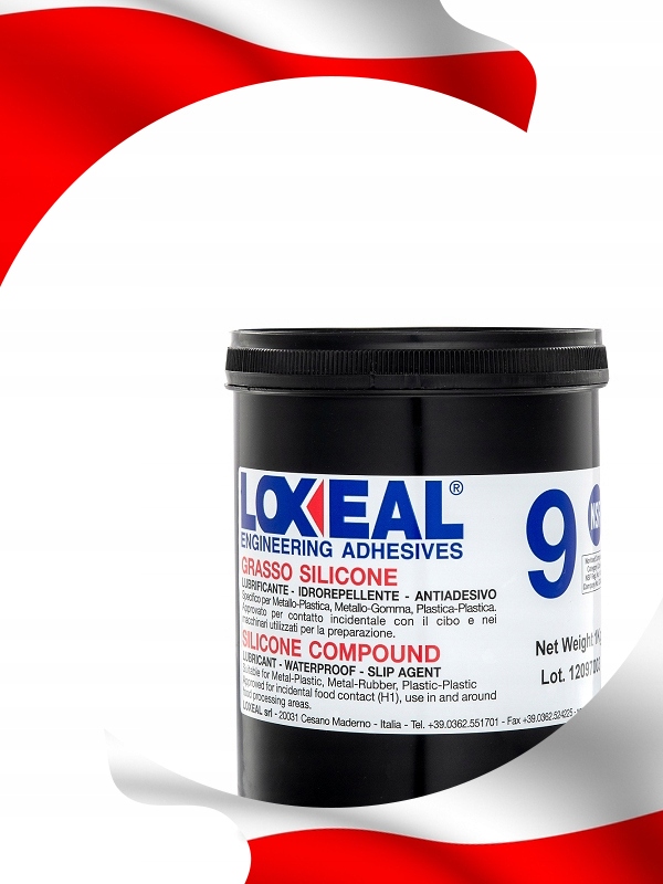 SMAR NSF H1 SILIKONOWY ATEST LOXEAL 9 1kg