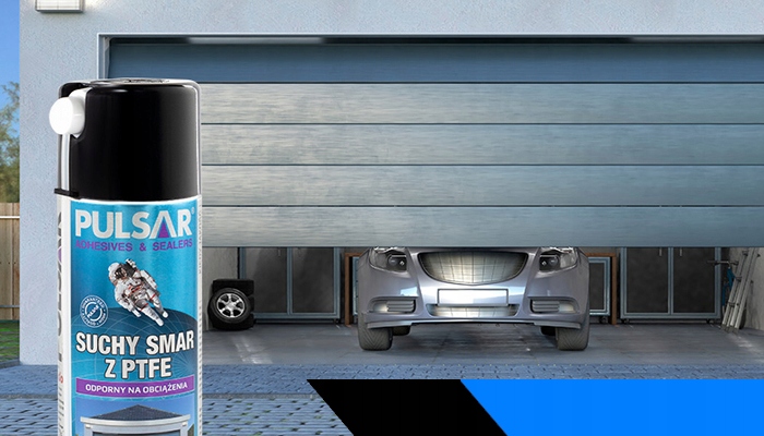 SUCHY SMAR W SPRAYU PTFE DO BRAM ŁAŃCUCHA PULSAR UNIWERSALNY 400 ml