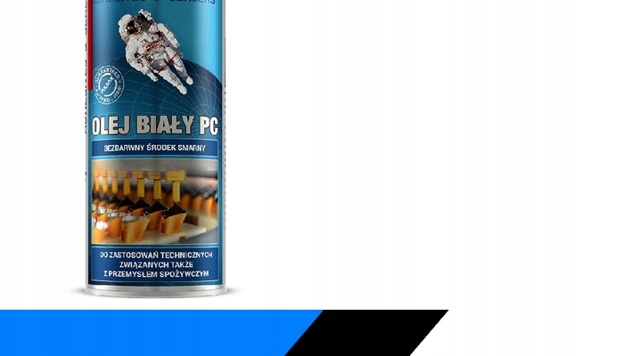 OLEJ BIAŁY PULSAR BEZBARWNY SPRAY ŚRODEK SMARNY 400 ml