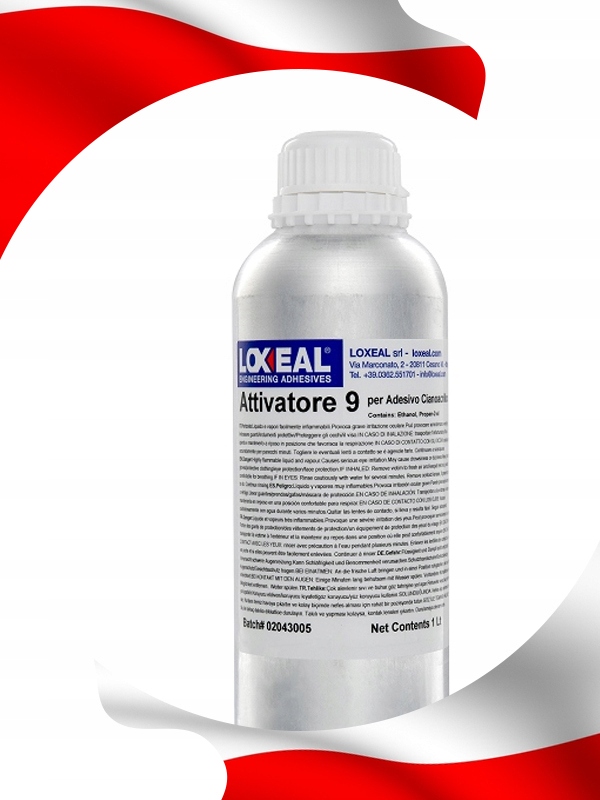 AKTYWATOR DO KLEJÓW CYJANOAKRYLOWYCH CA LOXEAL 9 PRZYŚPIESZACZ 1L