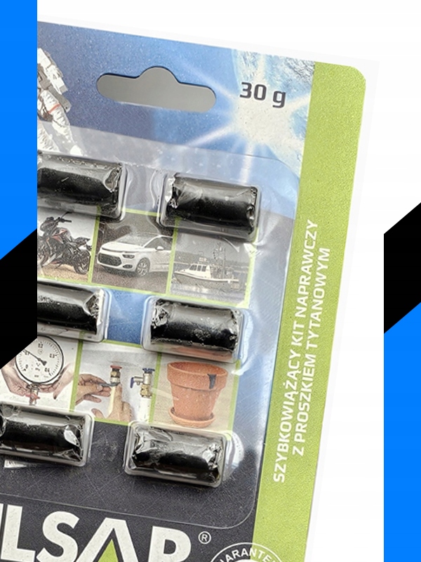 KLEJ EPOKSYDOWY DO METALU KIT NAPRAWCZY PULSAR TYTANPLAST 30 g (6 x 5g)