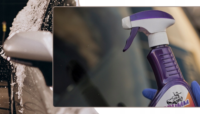 PŁYN DO MYCIA SZYB SAMOCHODOWYCH BRUMM BEZ SMUG I REFLEKSÓW ATOMIZER 500 ml