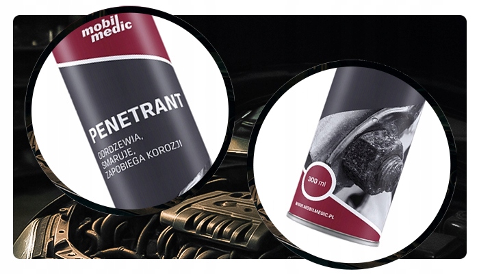 ODRDZEWIACZ DO ŚRUB SPRAY PENETRANT DO ODKRĘCANIA MOBIL MEDIC 300 ml