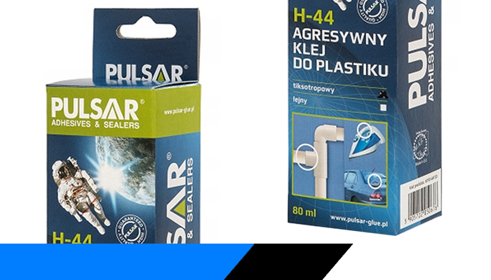 KLEJ DO TWARDYCH PLASTIKÓW PULSAR H-44 BEZBARWNY WODOODPORNY AGD PCV 80 ml