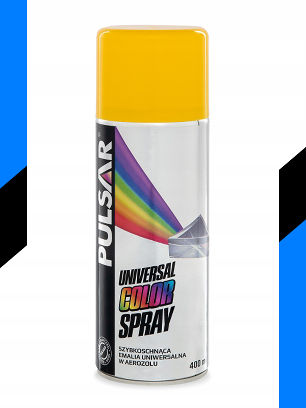 LAKIER ŻÓŁTY POŁYSK PULSAR SPRAY RAL 1003 400 ml
